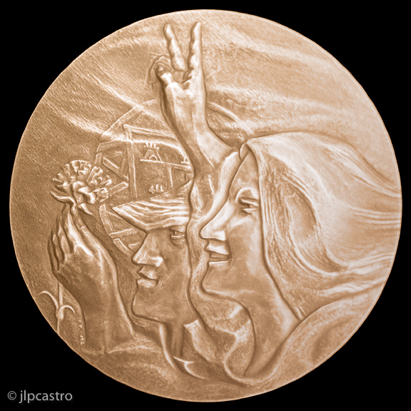 medal constituinte, anverso, 75