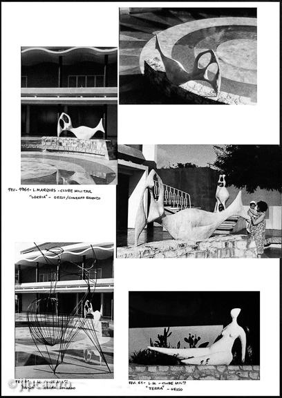 4 esculturas, clube militar, l. marques, 61