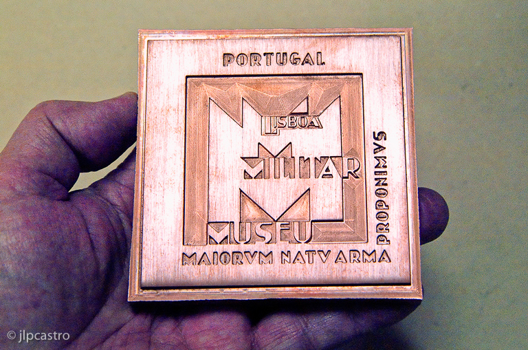 medal museu militar, molde do anverso, 01