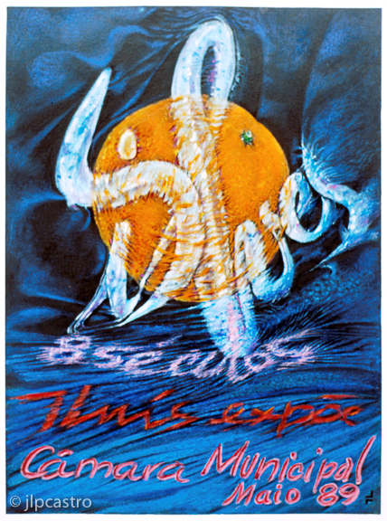 cartaz expo jluis, silves 89